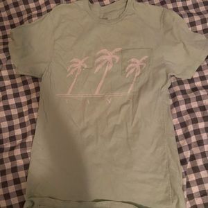 mint green vans t shirt